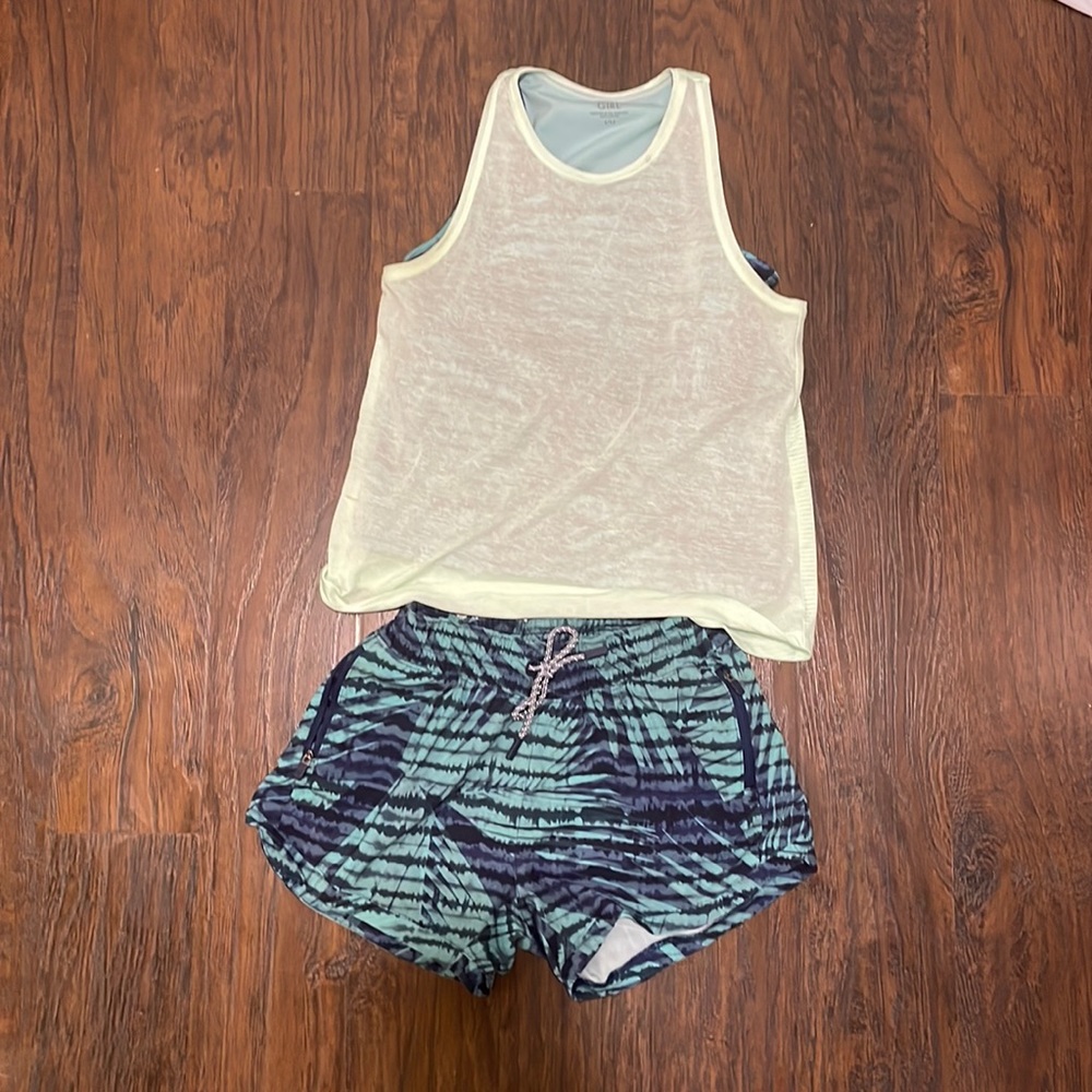 athleta girl tank top and shorts set (if you want you can just get one)